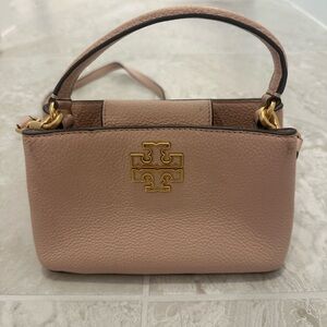 Tory Burch Blush Mini Bag with Gold Accents